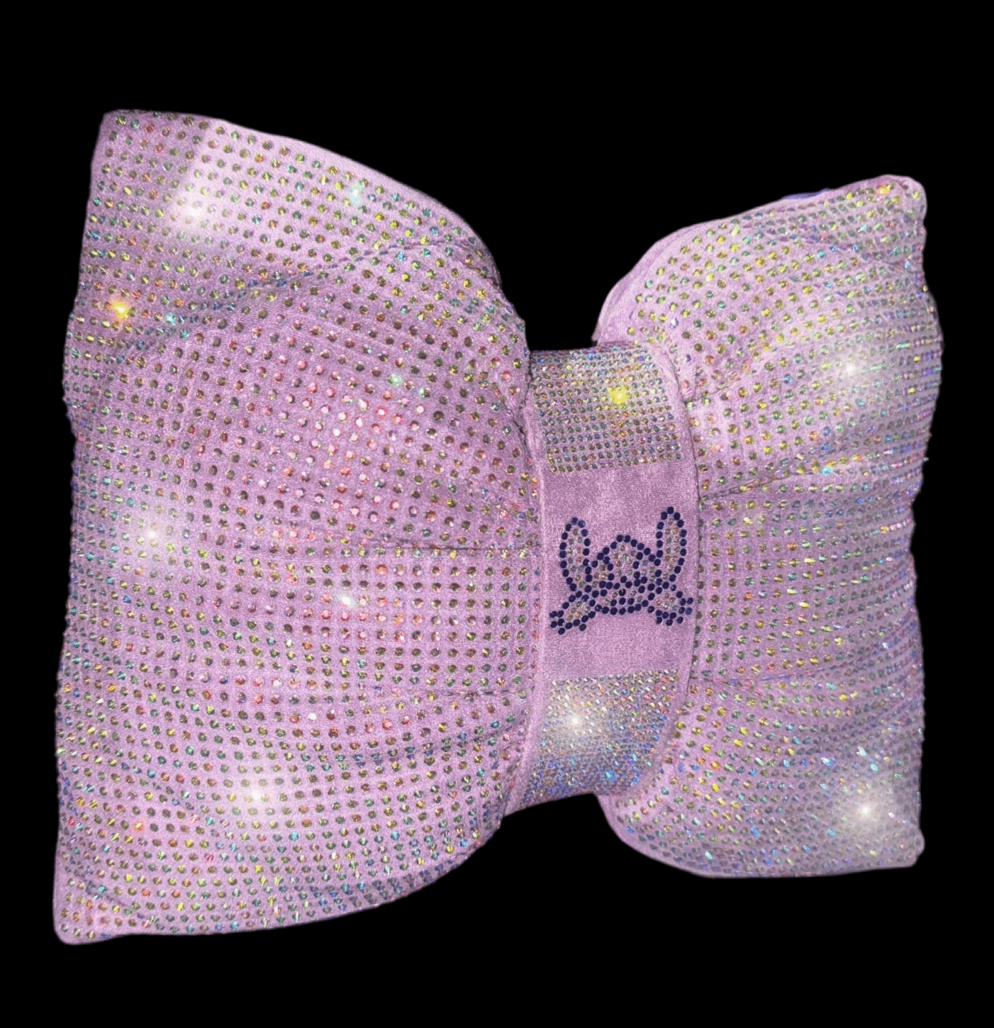 (2PACK) ULTRA BLING CAR PILLOW BOWKNOT HEADREST (LILAC) - Fashion Car ®