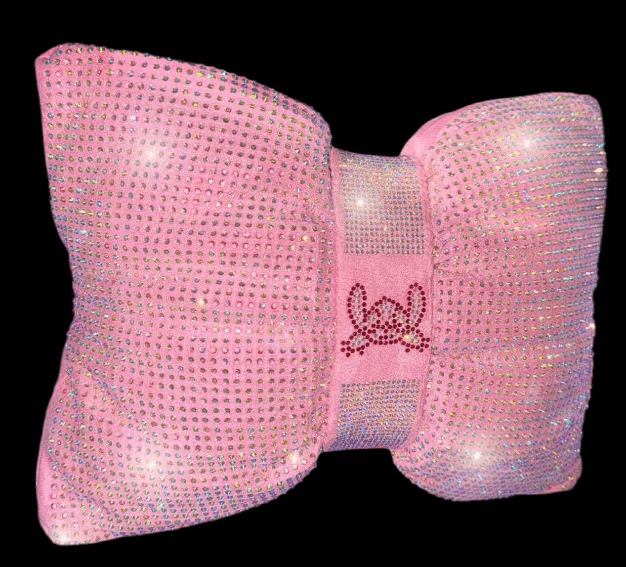 (2PACK) ULTRA BLING CAR PILLOW BOWKNOT HEADREST (PINK) - Fashion Car ®