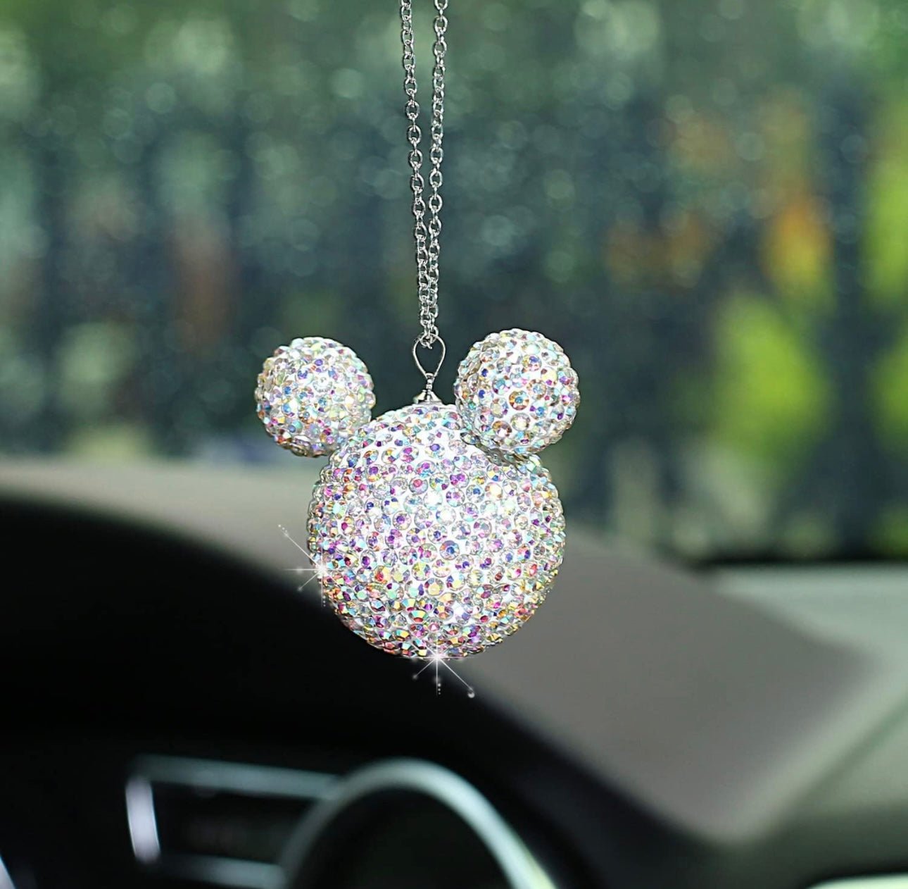 bling crystal ball rear view mirror,Bling car Rearview Mirror Crystal Lucky Ball Pendant, Car Crystal Ball Pendant - Fashion Car Inc
