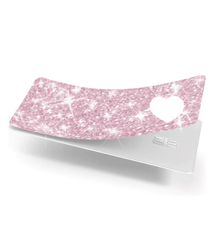 BLING REFLECTIVE BACK INFORMATION PINK HOT GIRLY - Fashion Car ®