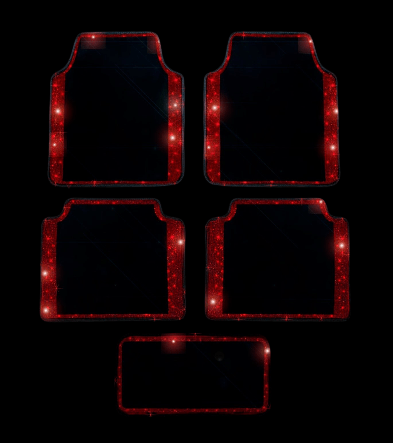 Carpets Ultra Bling Full Car Red - Fashion Car ®