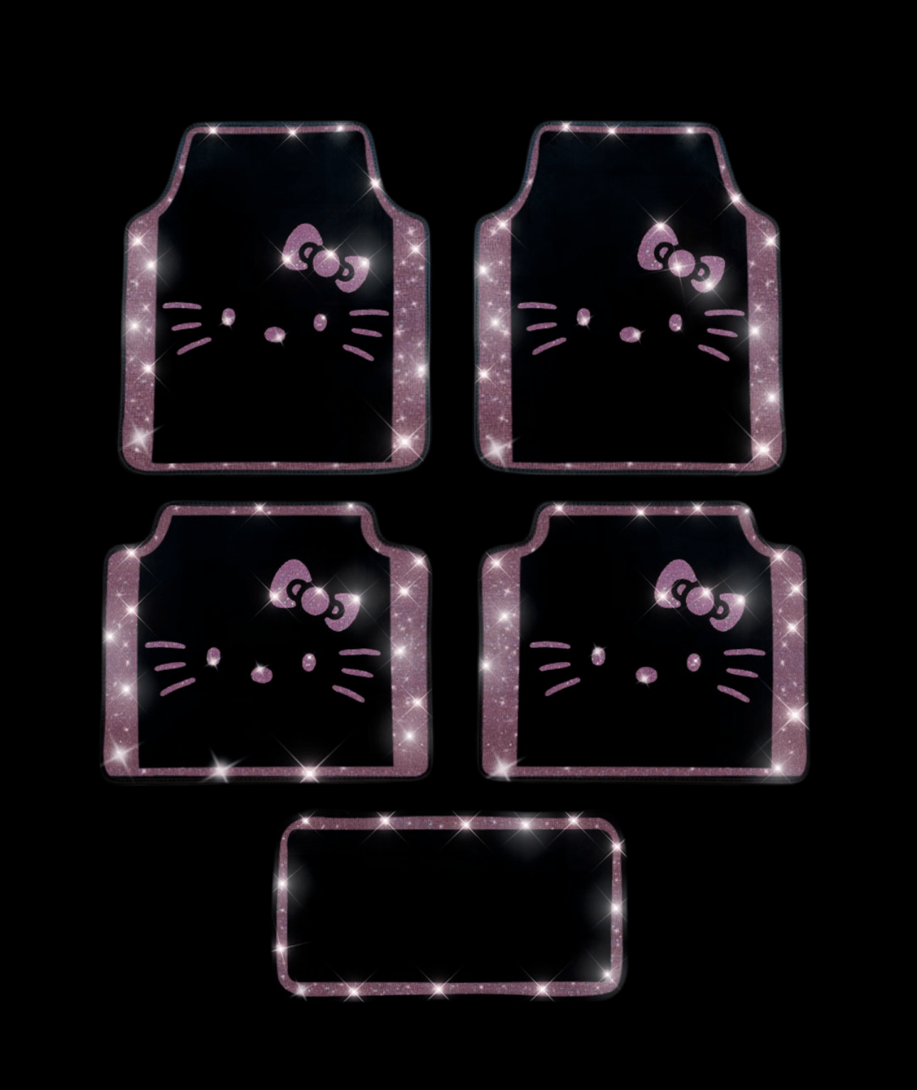 EXTRA BLING LUXURY SPARK MATS KITTY COLORFUL - Fashion Car ®