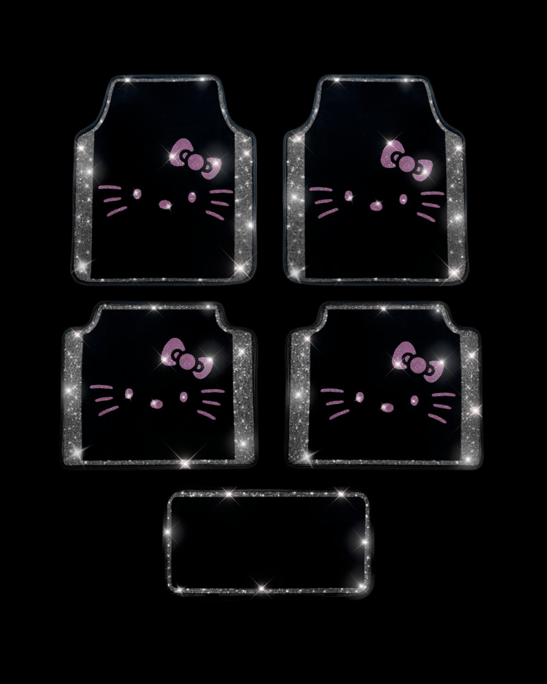 EXTRA BLING LUXURY SPARK MATS KITTY COLORFUL - Fashion Car ®
