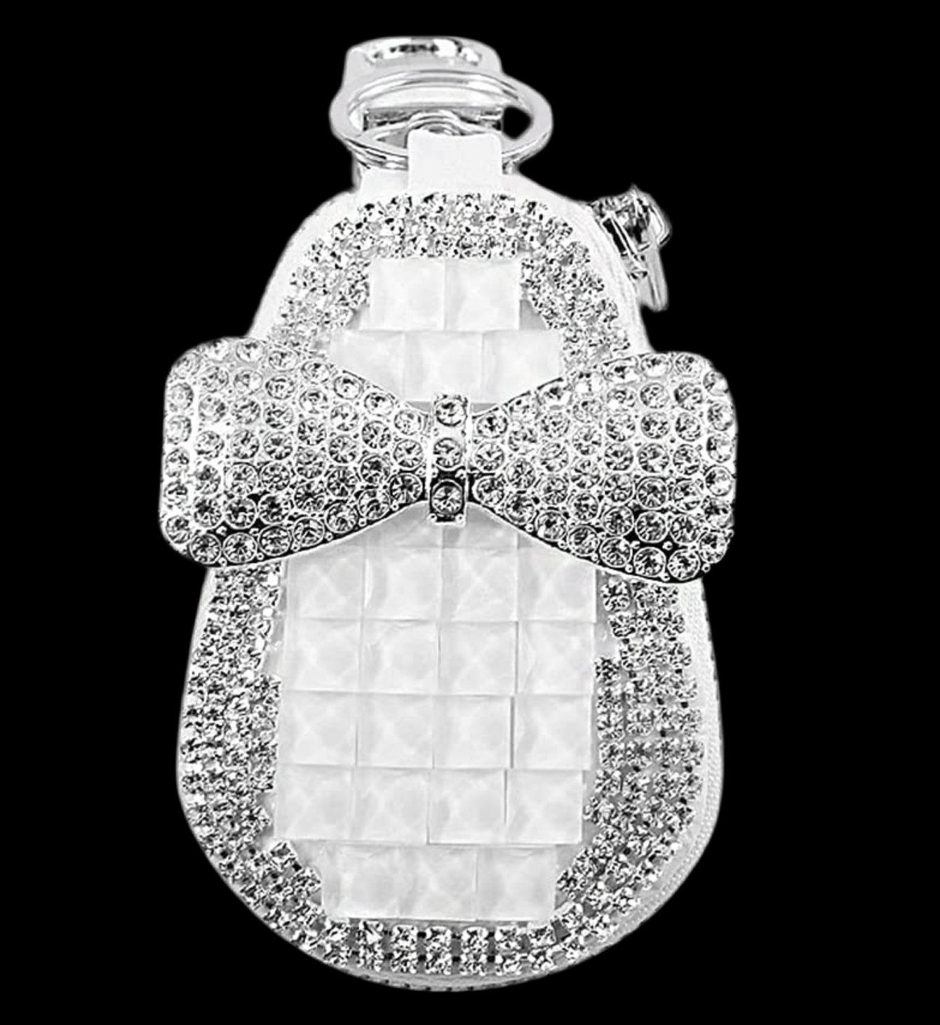 Key Chein Key Bag Crystal Key Case Women for Shiny Crystal Car Key Zipper Bag Bling - Fashion Car ®