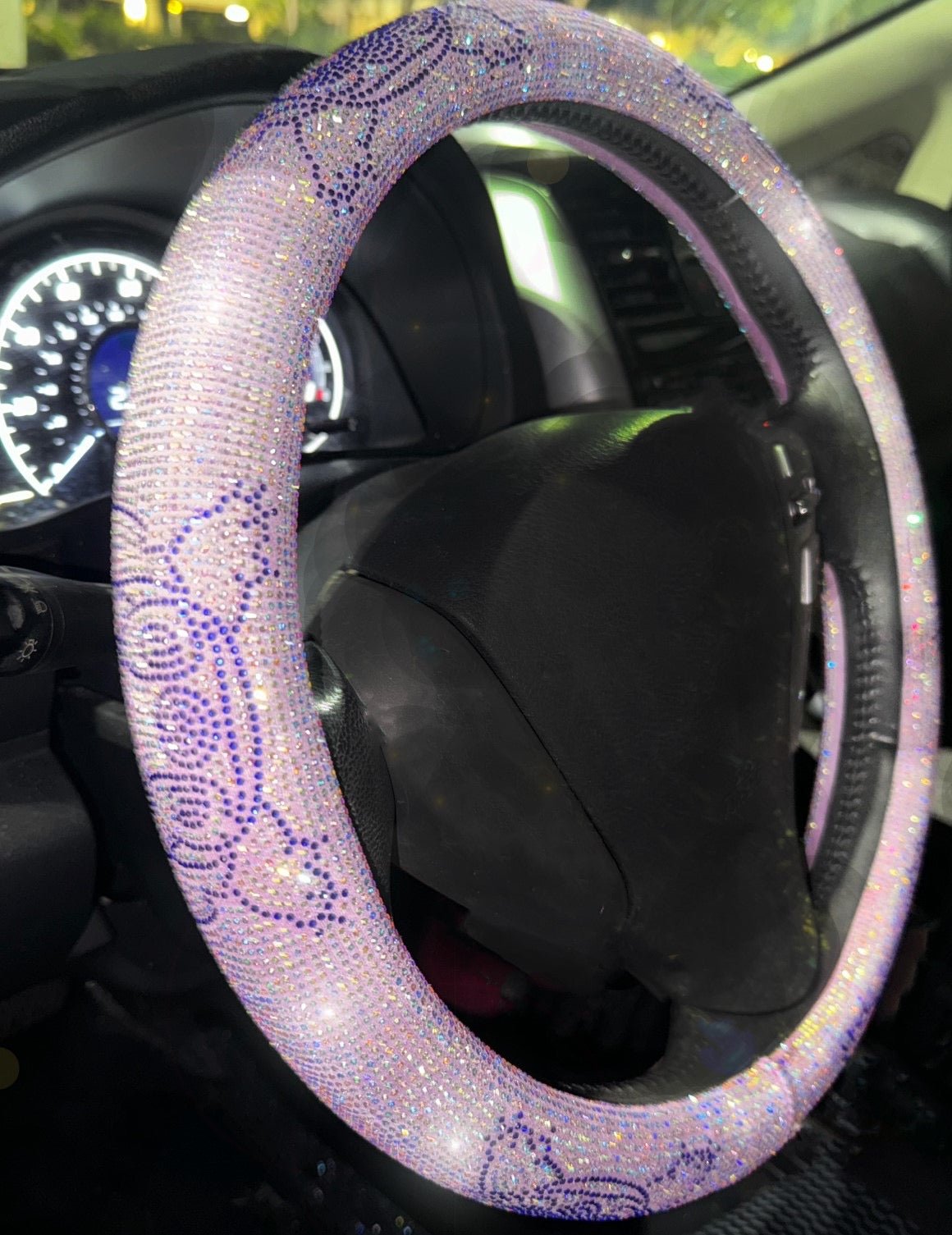 MONSTER ULTRA BLING RHINESTONES BLING LILAC BLUE - Fashion Car ®