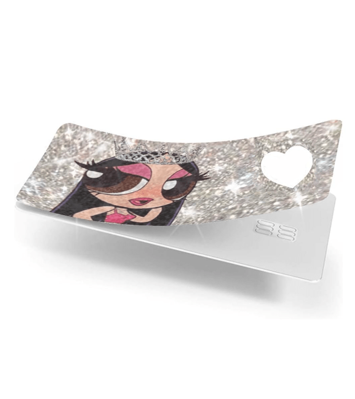 SILVER BLING REFLECTIVE BACK INFORMATION GIRL EXOTIX - Fashion Car ®