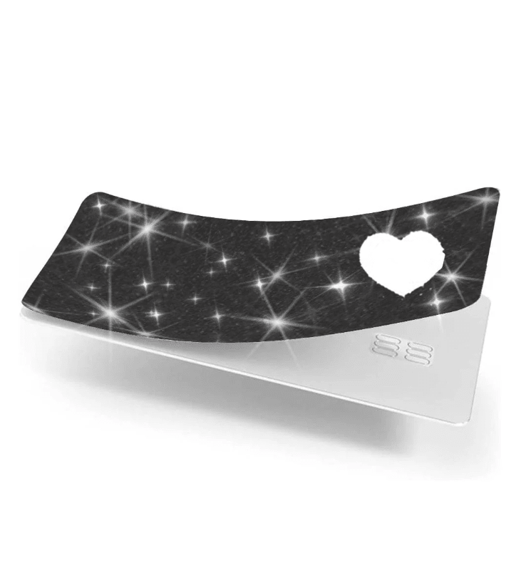 Skin Ultra Bling Reflective Back Information Black - Fashion Car ®