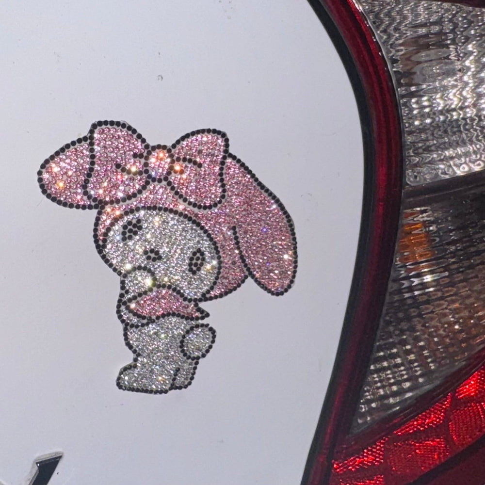 STICKER ULTRA BLING SEXY FRIEND CAT EXTRA SHINY RHINESTONES - Fashion Car ®