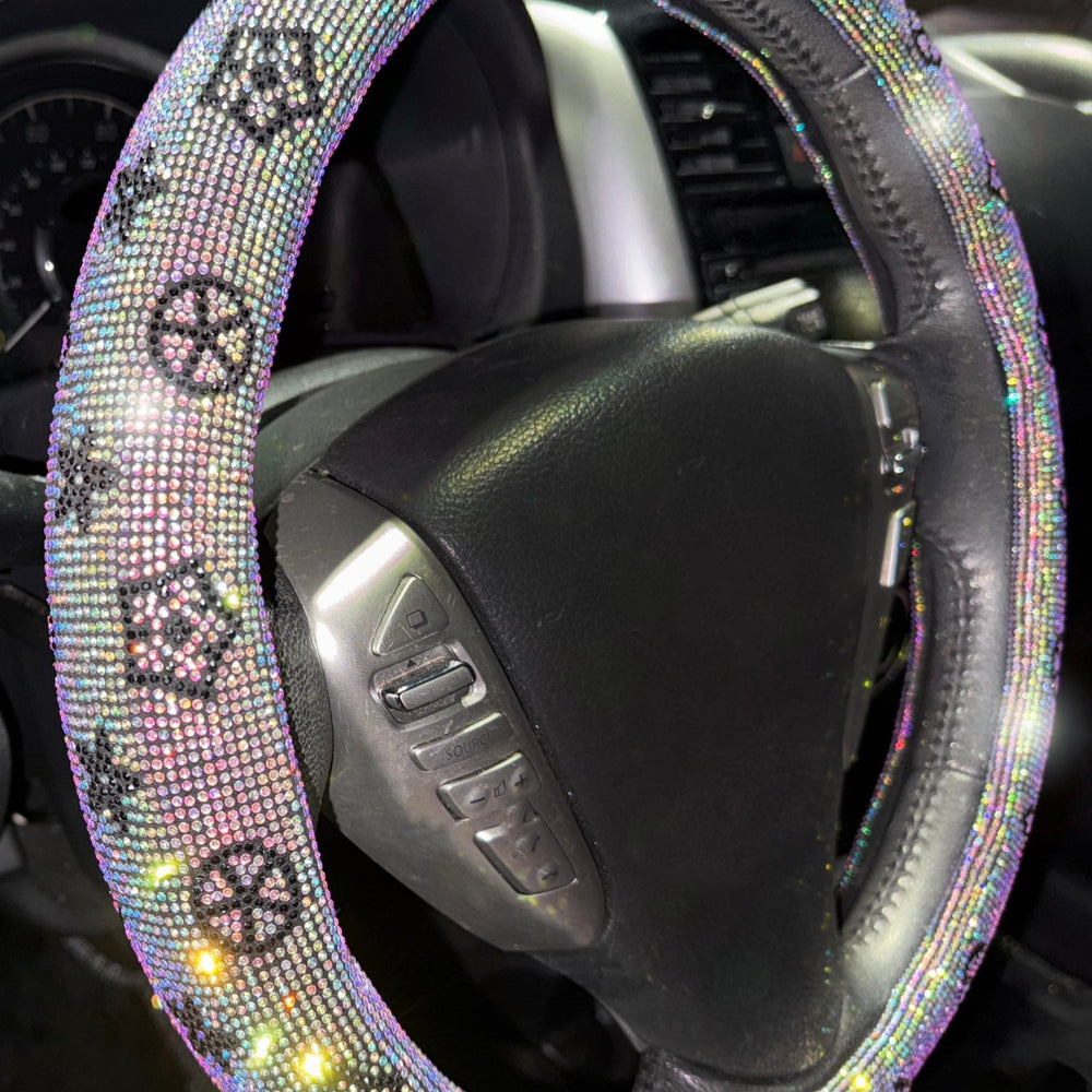 Ultra Bling Luxury Steering Wheel Cover Design Rhinestone Glass Especially Bright Ice Colorful - Fashion Car ®