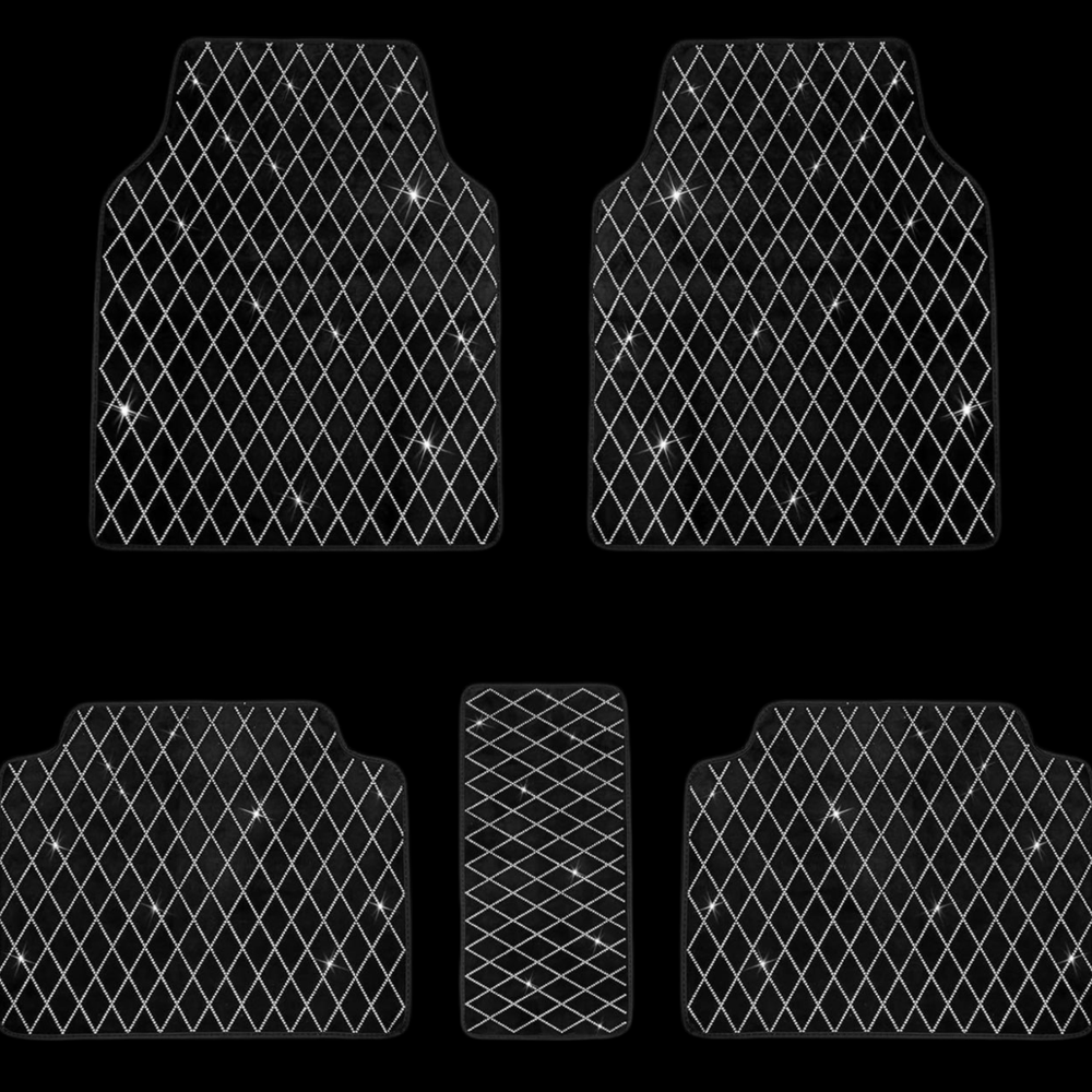 ULTRA BLING SILVER FLOOR MAT BRIGTH FULL CAR SILVER - Fashion Car ®