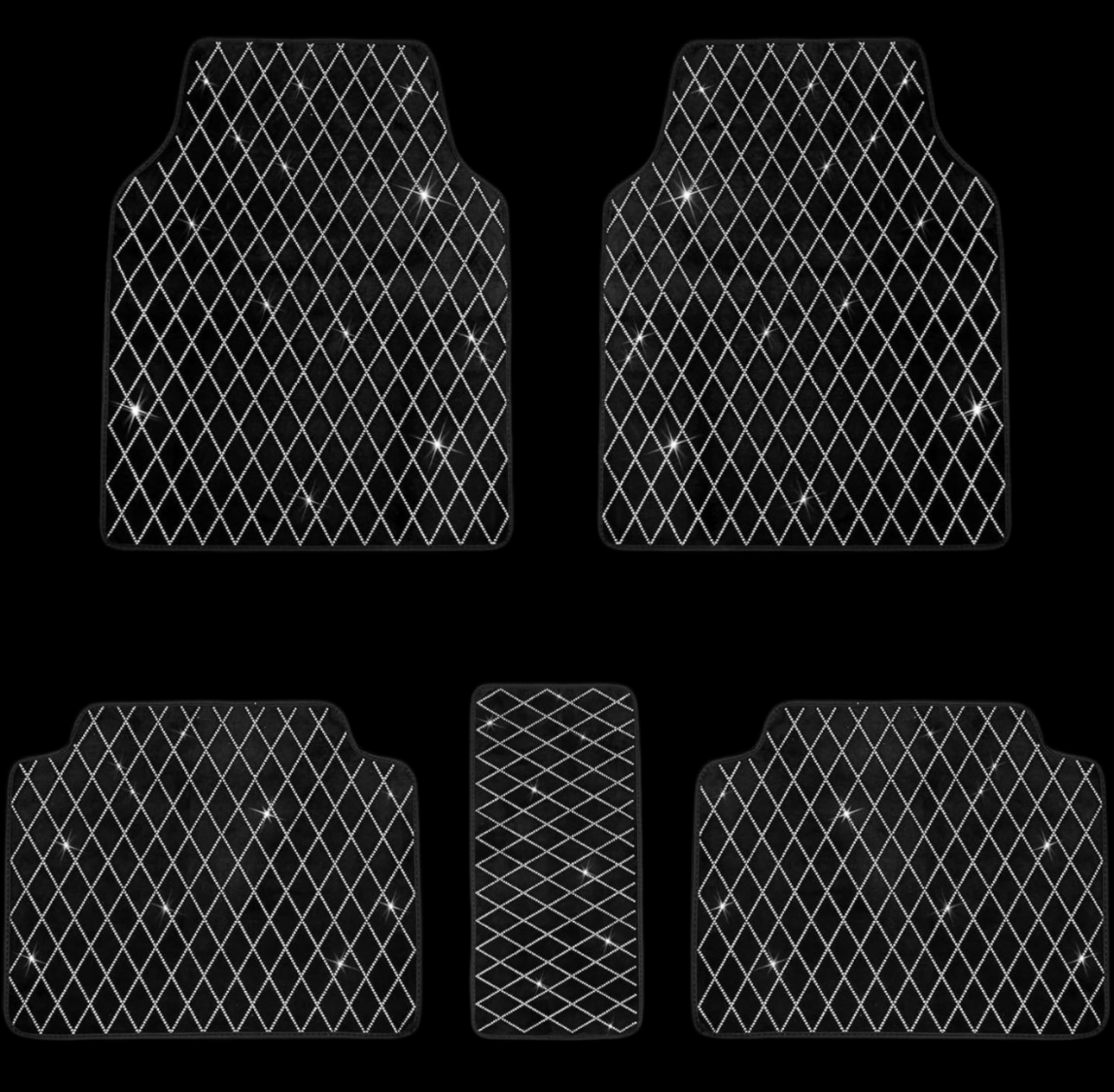 ULTRA BLING SILVER FLOOR MAT BRIGTH FULL CAR SILVER - Fashion Car ®