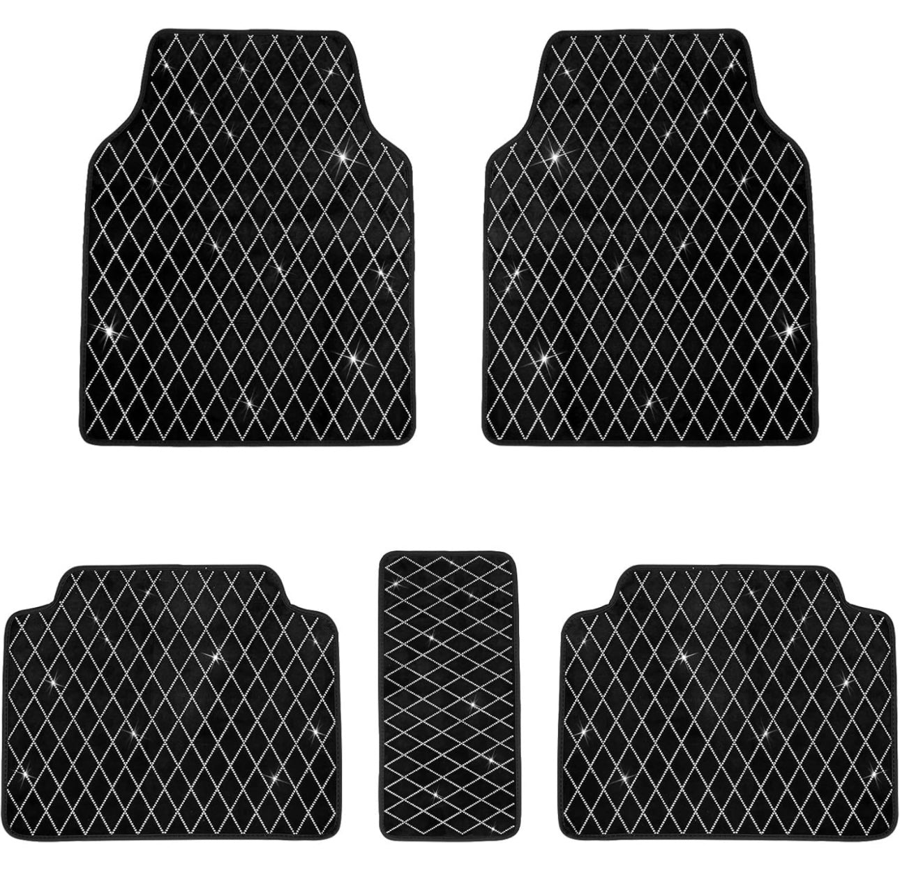 ULTRA BLING SILVER FLOOR MAT BRIGTH FULL CAR SILVER - Fashion Car ®