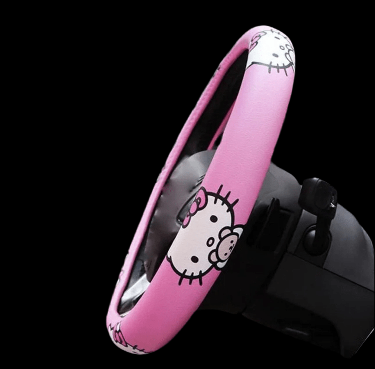 Ultra Pink Steering Wheel Cover for Women Girls Durable Sweat Absorption Anti - Slip Soft Padded Universal Car Wheel Wrap Comfortable - Fashion Car ®