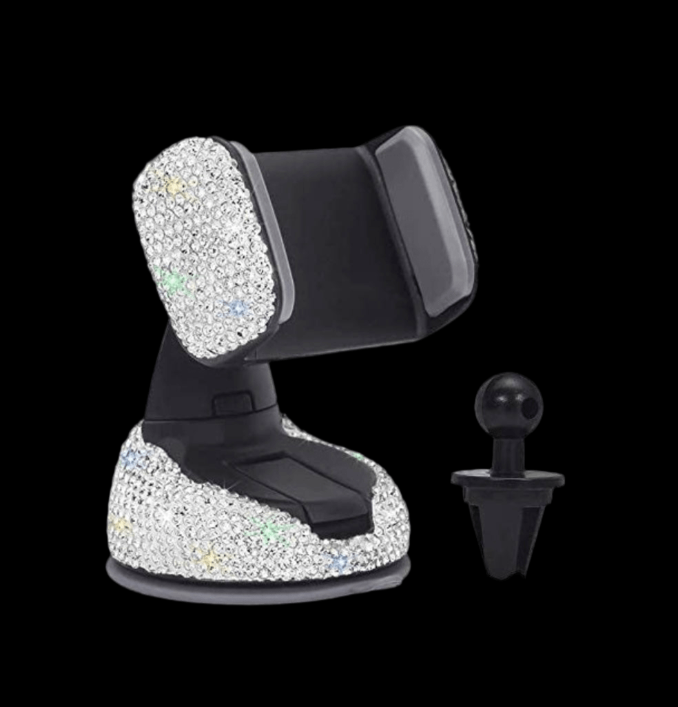 Universal Car Phone Holder, 360° [Adjustable and Stable] Universal Car Glass Mount, Windshield, Car Air Vent Mount, Car Accessories for Women and Girls (Colorful) - Fashion Car ®