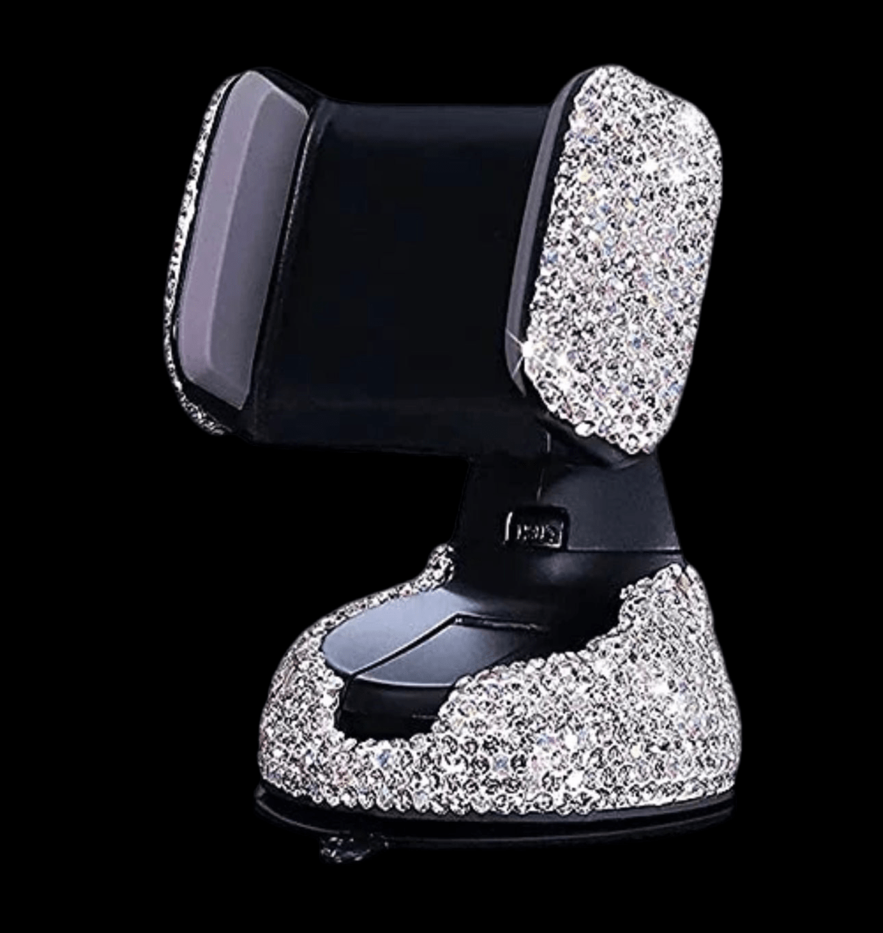 UNIVERSAL CAR PHONE HOLDER, 360° [ADJUSTABLE AND STABLE] UNIVERSAL CAR GLASS MOUNT, WINDSHIELD, CAR AIR VENT MOUNT, CAR ACCESSORIES FOR WOMEN AND GIRLS (SILVER) - Fashion Car ®