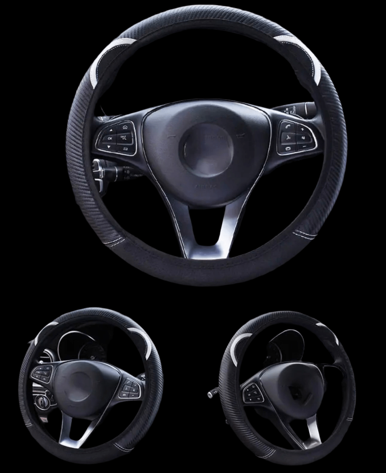 Universal Cartoon Cat Ear Steering Wheel Cover Car Steering Wheel Handle Cover Auto Decoration Car Styling - Fashion Car ®