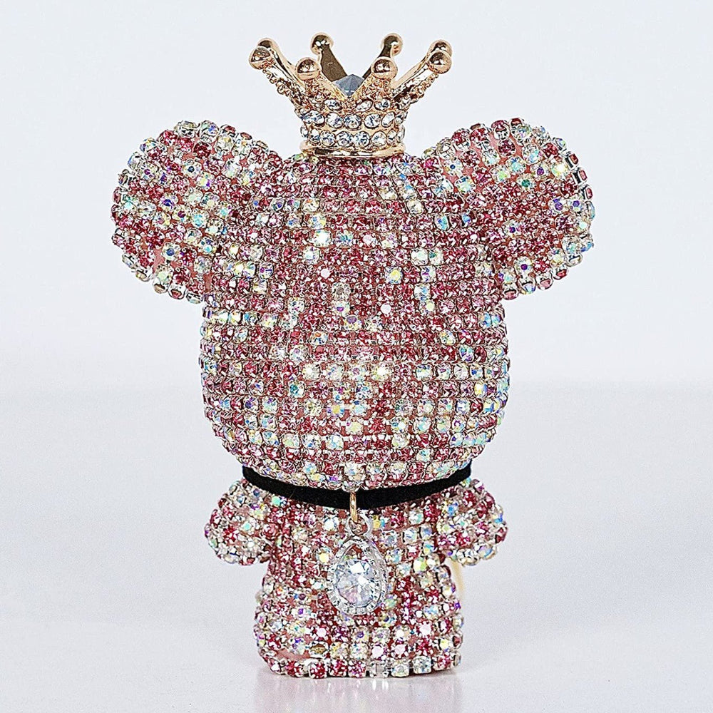 Bling Cute Car Accessories, Shiny Crystal Bear Car Air Freshener With Vent Clip,Rhinestone Car Interior Decoration - Fashion Car Inc