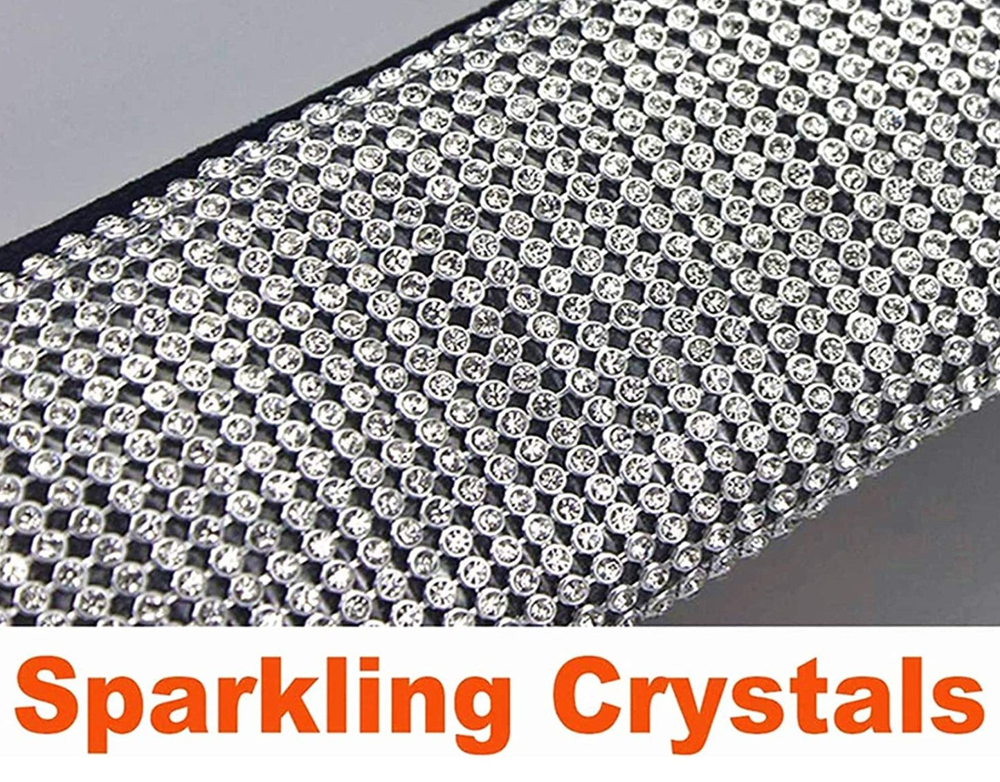 Bling Soft Seat Belt Shoulder Pads with Rhinestones Car Seat Belt Covers, Handmade Crystal Sparkling Car Decorations, and Accessories for Women, Girls,Ladies as Gift (Silver, 2 Pack) - Fashion Car Inc
