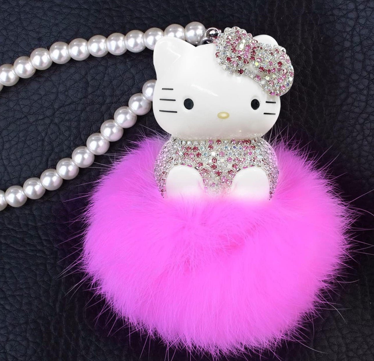 Car Mirror Hanging Accessories, Cat Cute Car Accessories Hanging Ornament Rearview Mirror Charms Car Decor Interior Decorations - Fashion Car Inc