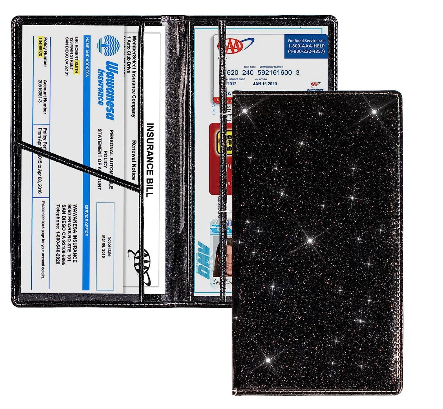 Car Registration and Insurance Card HolderVehicle - Fashion Car Inc