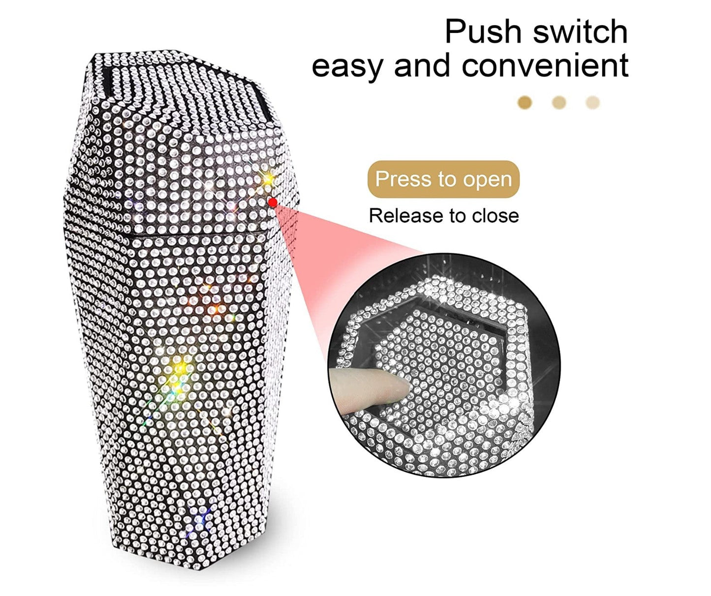Car Trash Organizer, Car Seat Console Storage Organizer, Waterproof Trash Can, Plastic Desktop Trash Can for Car - Fashion Car Inc