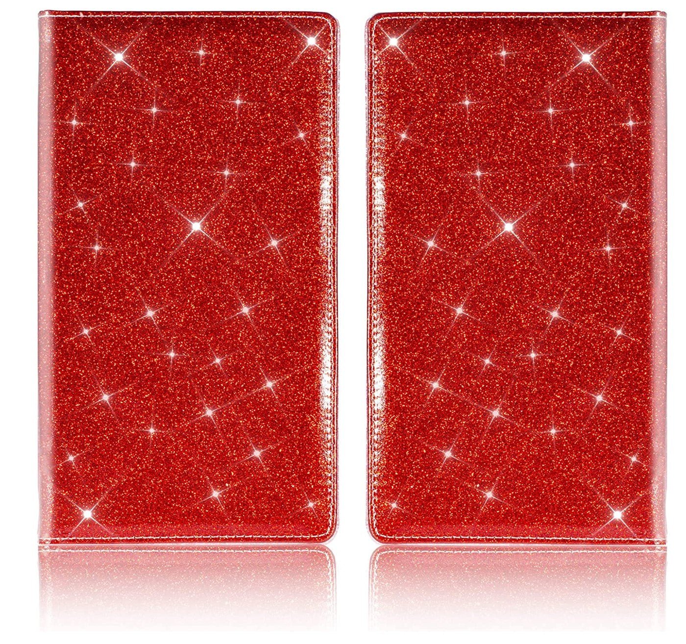 ling Car Registration and Insurance Holder,Sparkling Vehicle Card Document Magnetic Closure Glove Box Organizer, Bling Car Accessories for Essential Info, Driver License Cards* - Fashion Car Inc