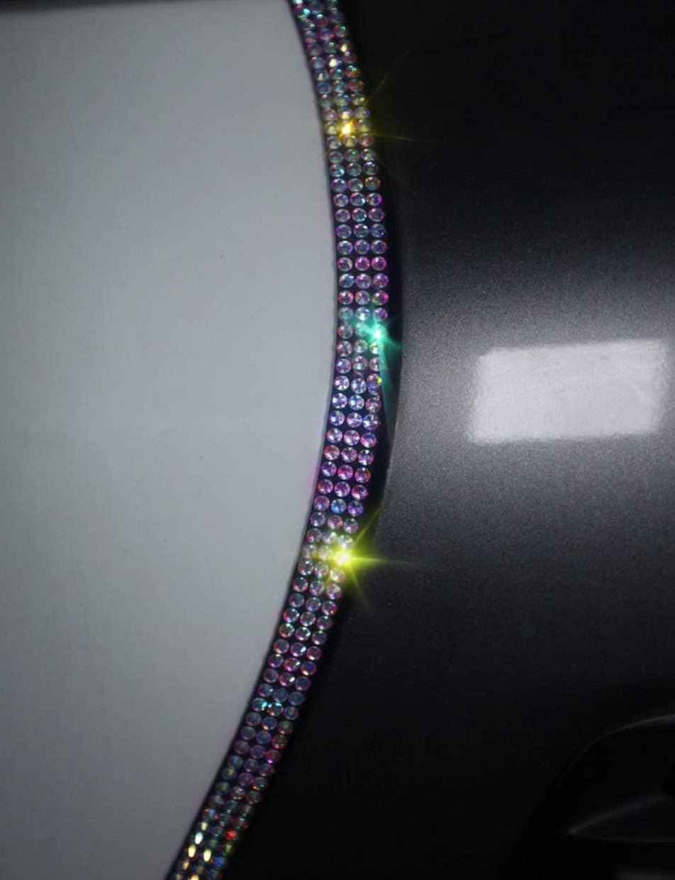 Ultra Bling Anti-Scratch Sticker Door Crash Bumper Crystal Bling Protection Tape Rubber Strip Sticker,Car Door Protector,Car Door Guard,Car Door Protection,90cm/35.4" Each One,4Pack/Set - Fashion Car Inc