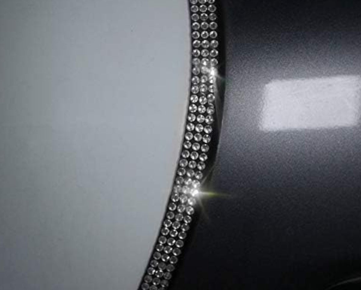 Ultra Bling Anti-Scratch Sticker Door Crash Bumper Crystal Bling Protection Tape Rubber Strip Sticker,Car Door Protector,Car Door Guard,Car Door Protection,90cm/35.4
